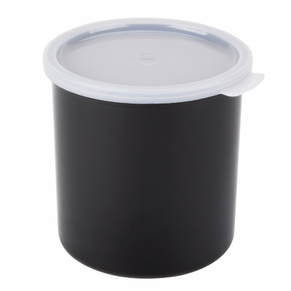 Tarro con tapa almacenar alimentos 1.1lts. negro - Cambro USA