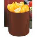 Tarro con tapa almacenar alimentos 1.1lts. castaño - Cambro USA