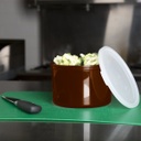 Tarro con tapa para almacenar alimentos 1.4lts - color castaño - Cambro USA