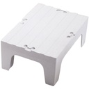 Estiba solida polipropileno 30x53x76cm cap. 680kg gris - Cambro USA