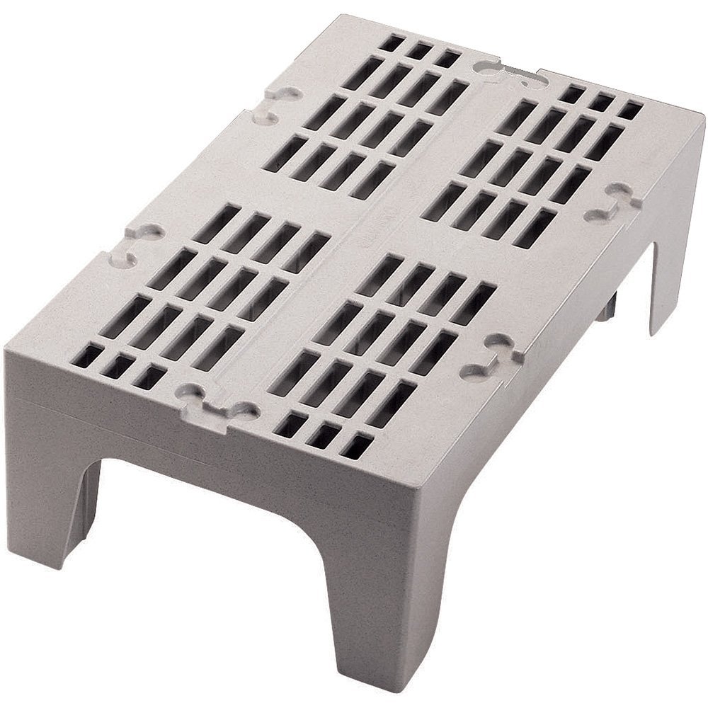 Estiba ventilada polipropileno 30 x 53 x 91.5cm cap. 680kg gris - Cambro USA