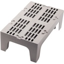 Estiba ventilada polipropileno 30 x 53 x 91.5cm cap. 680kg gris - Cambro USA