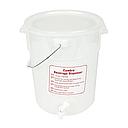Dispensador surtidor de bebidas 22.7lts. polietileno blanco Cambro