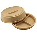 Plato isotermico completo 3 compartimientos 22.9cm policarbonato beige - Cambro USA