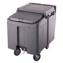 Carro hielo tapa deslizable cap. 57 kg 58.5 x 80 x 74.5cm gris - Cambro