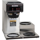 Vp17-3 ss pourover maquina café goteo carga manual 3 hornillas - Bunn