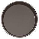 Bandeja redonda antideslizante polipropileno 28cm castaño - Cambro USA