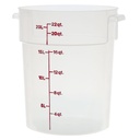Recipiente redondo 20.8lts. polipropileno translucido - Cambro USA