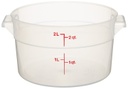 Recipiente redondo 1.9lts. polipropileno translucido - Cambro USA