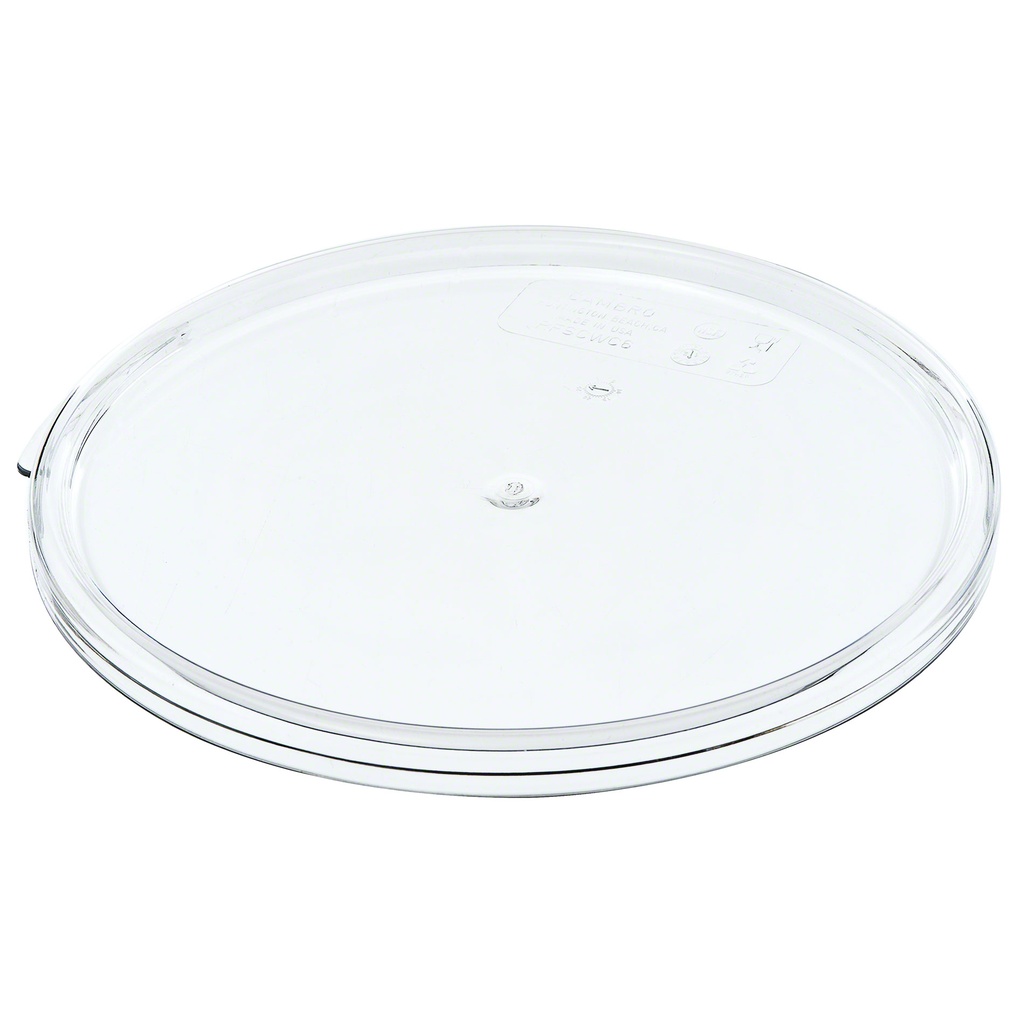 Tapa redonda para recipientes de 5.7 y 7.6lts de policarbonato - Cambro USA