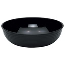 Ensaladera acanalada redonda 19oz (564ml) policarbonato negro - Cambro USA