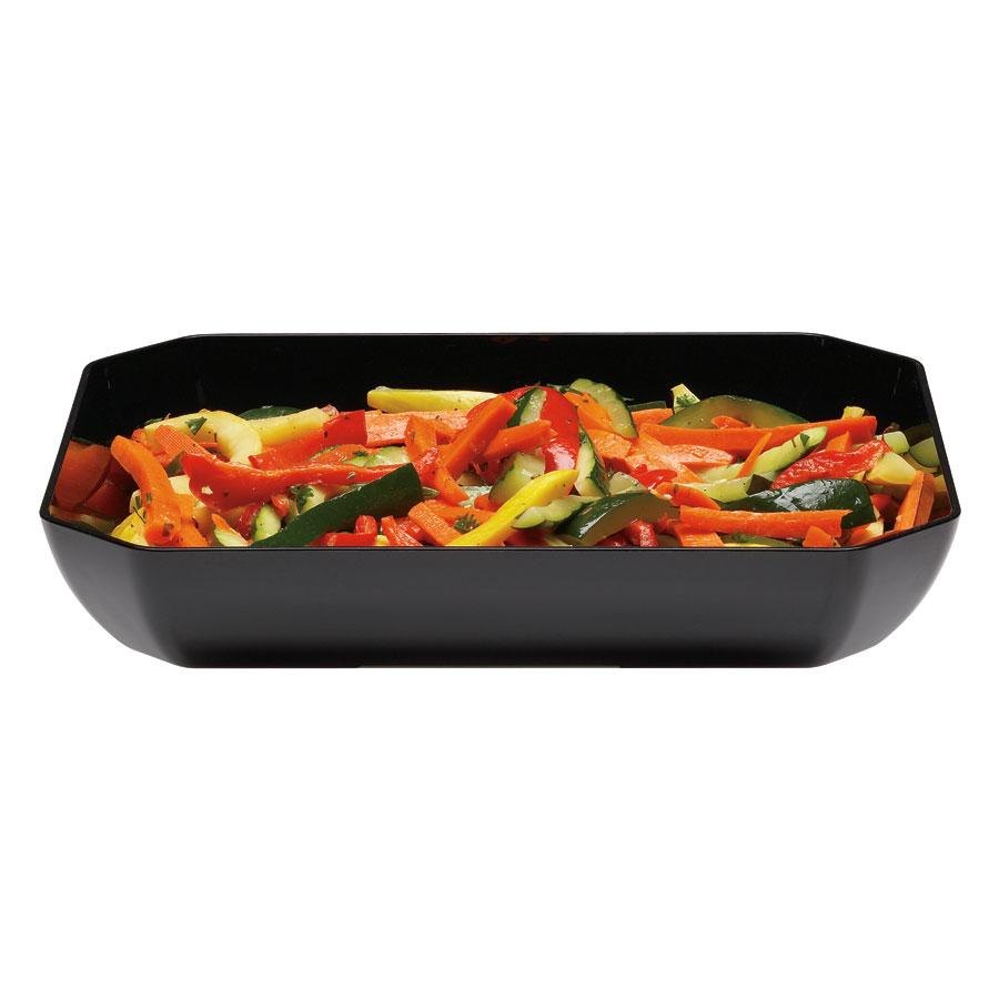 Bandeja exhibicion showfest octagonal 2.8 lt negro Cambro