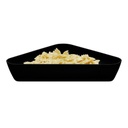 Bandeja exhibición showfest triangular 1.9 lt negro - Cambro