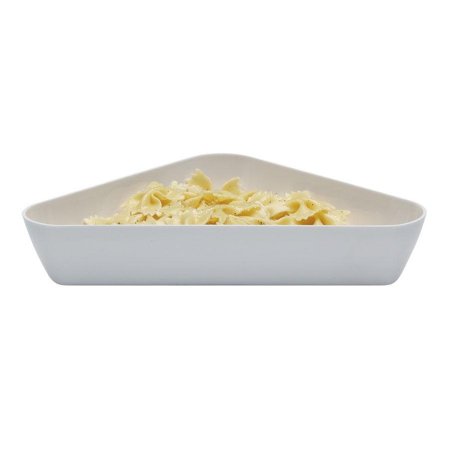 Bandeja exhibición showfest triangular 1.9 lt blanco - Cambro