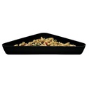 Bandeja exhibicion showfest triangular 4.2 lt negro - Cambro