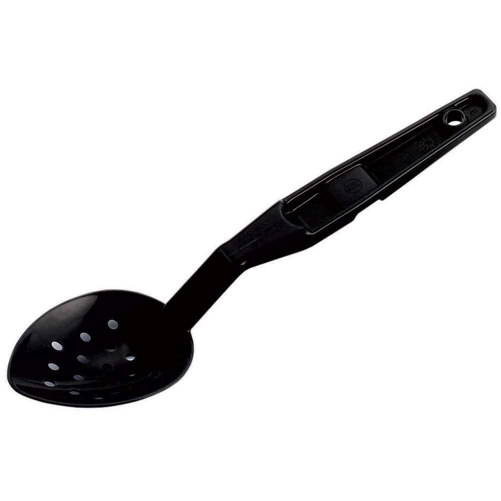 Cuchara perforada buffet 28cm policarbonato negro Cambro