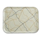 Bandeja fibra vidrio rectangular 36x46cm remolino (Outlet) - Cambro