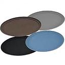 Bandeja antideslizante ovalada 49 x 59 cm azul (Outlet) - Cambro