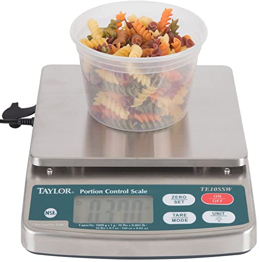 Balanza digital control porción 10 lbs resistente a la humedad - Taylor Precision
