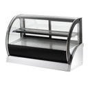 Vitrina refrigerada para exhibición con vidrio curvo, 36" de frente - Vollrath