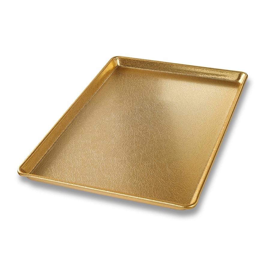Bandeja exhbicion aluminio dorado 12&quot;x18&quot; - Chicago Metallic