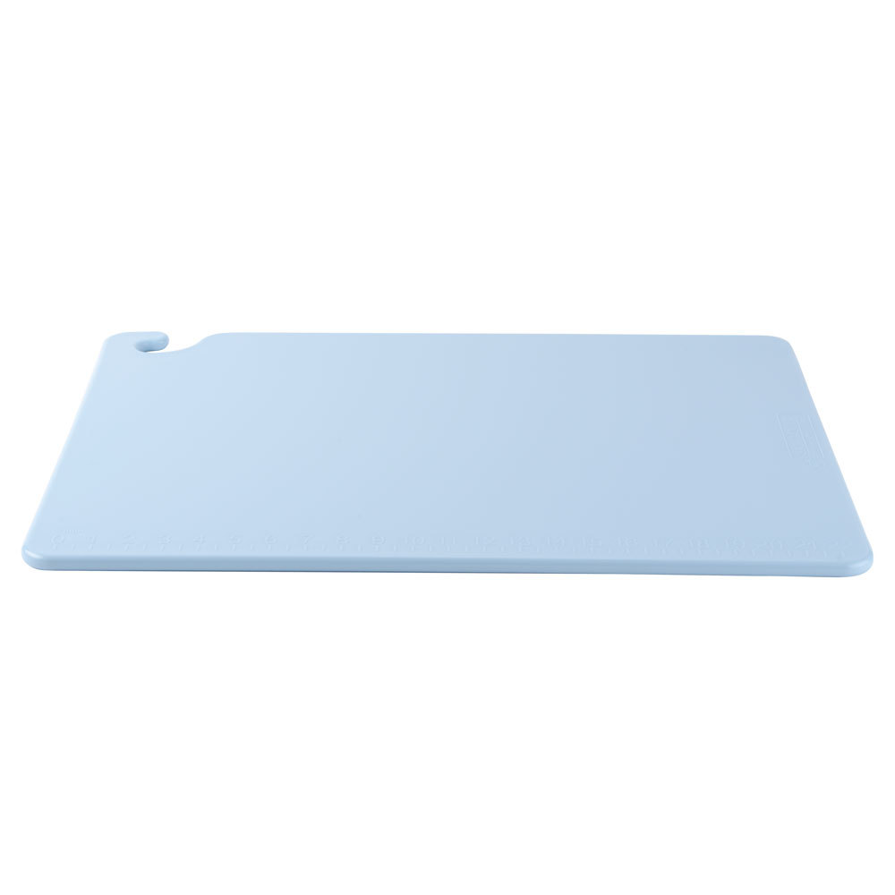 Tabla azul corte 18" x 24" x 1/2" gancho para colgar - San Jamar