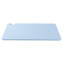 Tabla azul corte 18" x 24" x 1/2" gancho para colgar - San Jamar