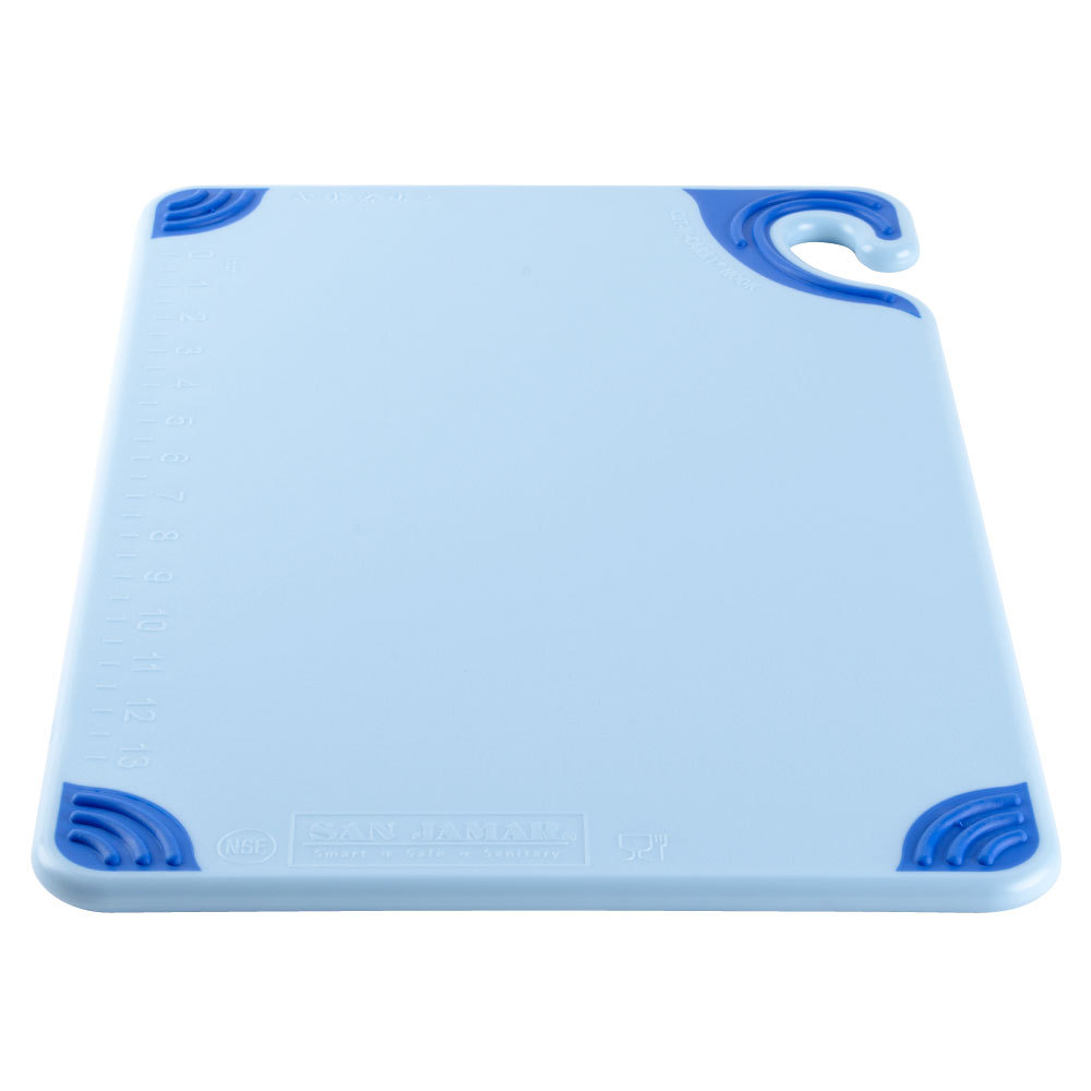 Tabla azul corte con antideslizante 15&quot; x 20&quot; x 1/2&quot; - San Jamar