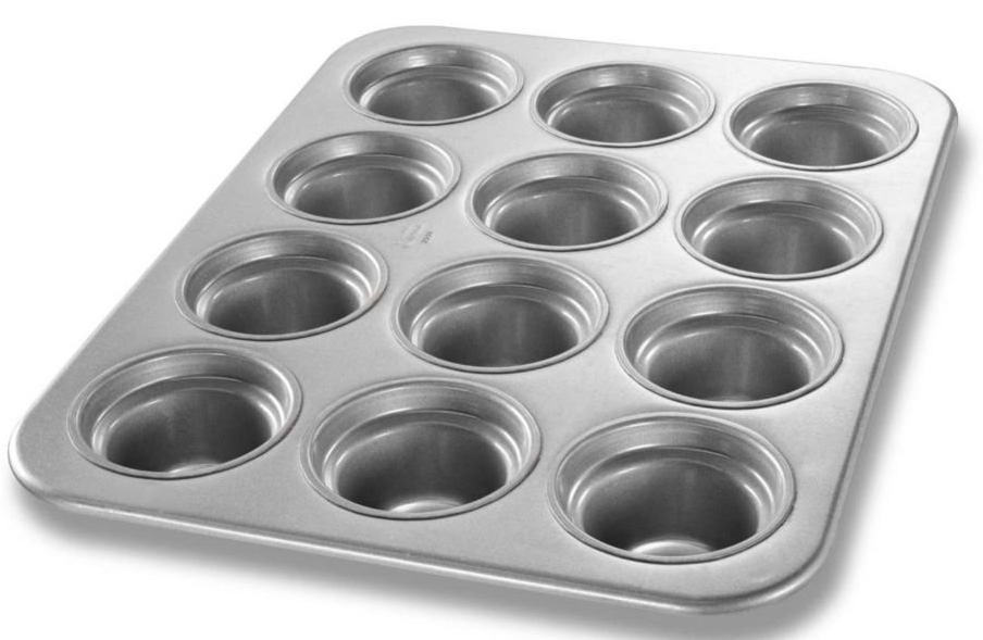 Bandeja 12 muffins acero aluminizado - Chicago Metallic