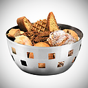 [SB1] Bowl perforado para exhibir en acero inoxidable - Metal Craft