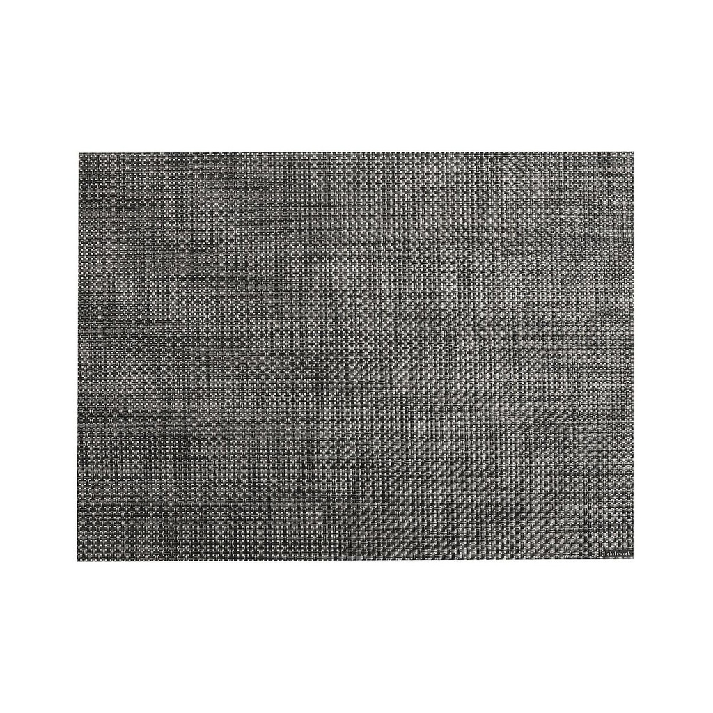 Individual basketweave carbón rectangular 30 x 41 cm (Outlet) - Chilewich