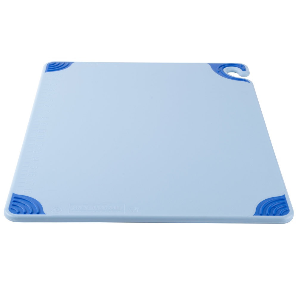 Tabla de corte azul con antideslizante 18" x 24" x 1/2" - San Jamar