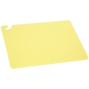 Tabla amarilla corte 18" x 24" x 1/2" gancho para colgar - San Jamar