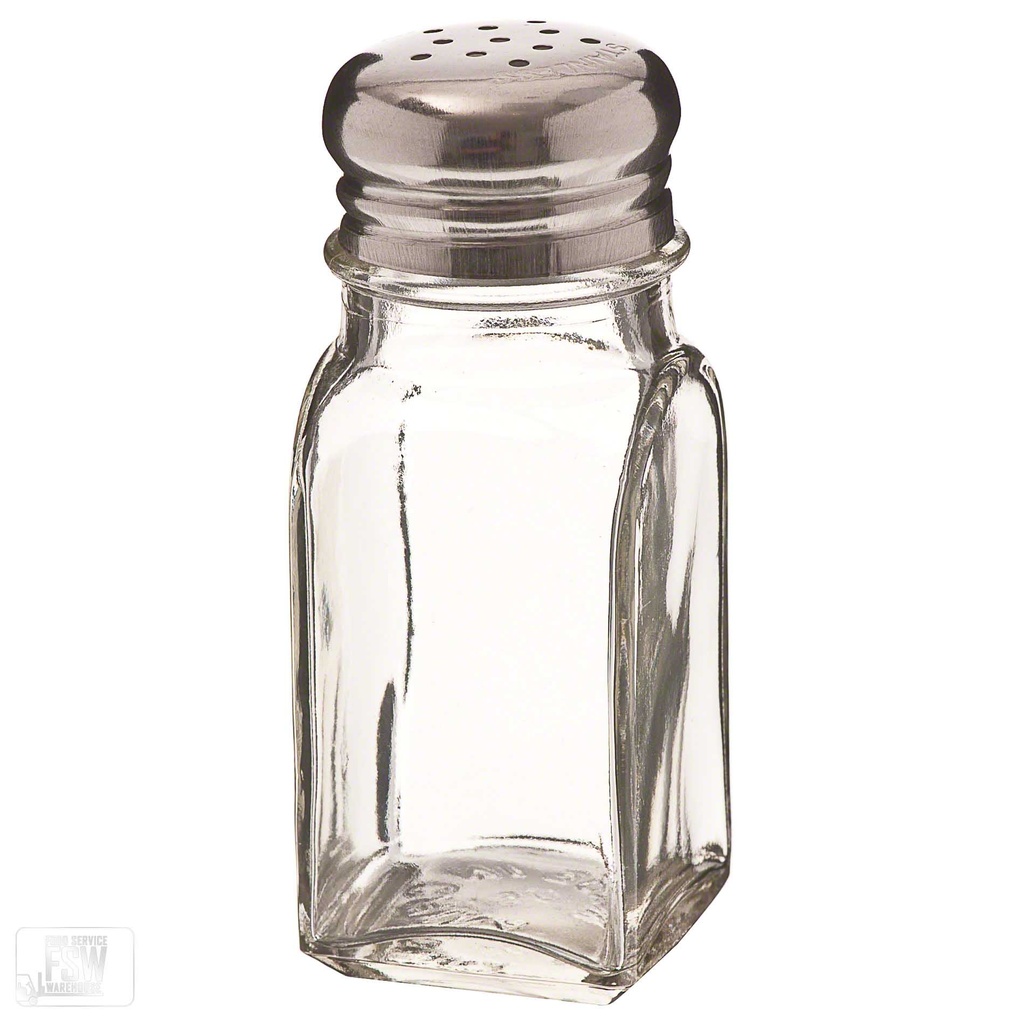 Salero cuadrado vidrio 2 oz  (Outlet) - Browne