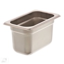 Recipiente para mesas de vapor ( Azafate) 1/9 10 cm 1.0 lt inox - Browne