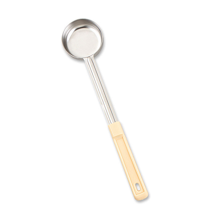 Cuchara plana 3 oz para servir porciones mango beige - Browne