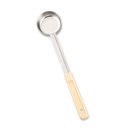 Cuchara plana 3 oz para servir porciones  mango beige - Browne