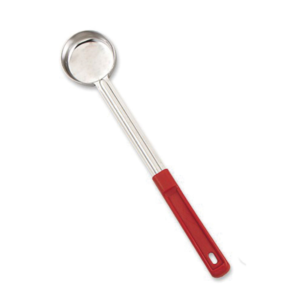 Cuchara plana 2 oz para servir porciones mango rojo - Browne