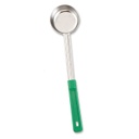 Cuchara plana 4 oz para servir porciones - mango verde - Browne