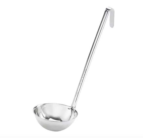 Cucharón porcionador 6 oz en acero inoxidable - Browne