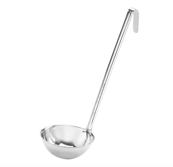 Cucharón para servir 4 oz largo 31.8 cm en acero inoxidable - Browne