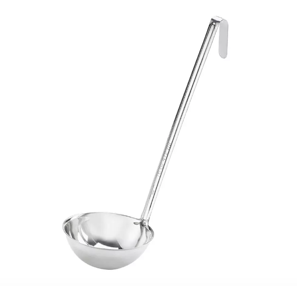 Cucharón porcionador 12 oz  largo 33 cm - en acero inoxidable -  Browne