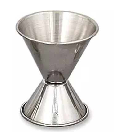 Medidor licores doble medida 0.75 oz y 1.5 oz en acero inoxidable - Browne