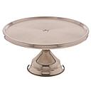 Base para exhibir tortas de 30 cm en acero inoxidable  - Browne