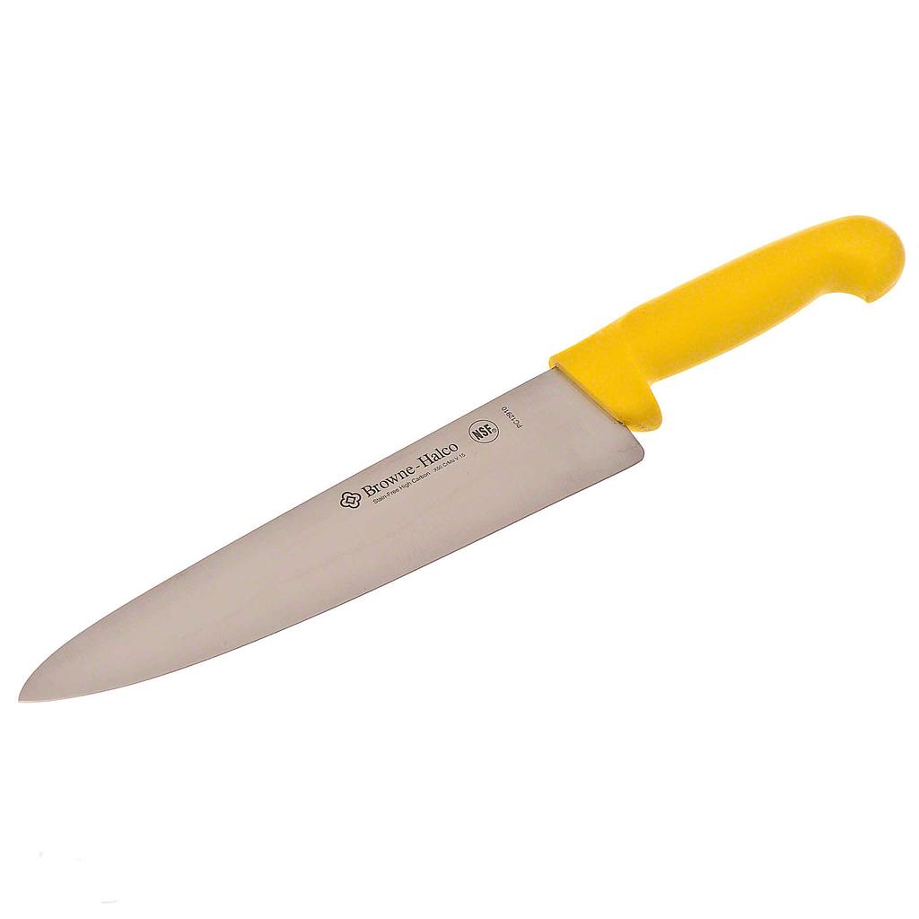 Cuchillo de Chef 25 cm - Mango Amarillo - Browne