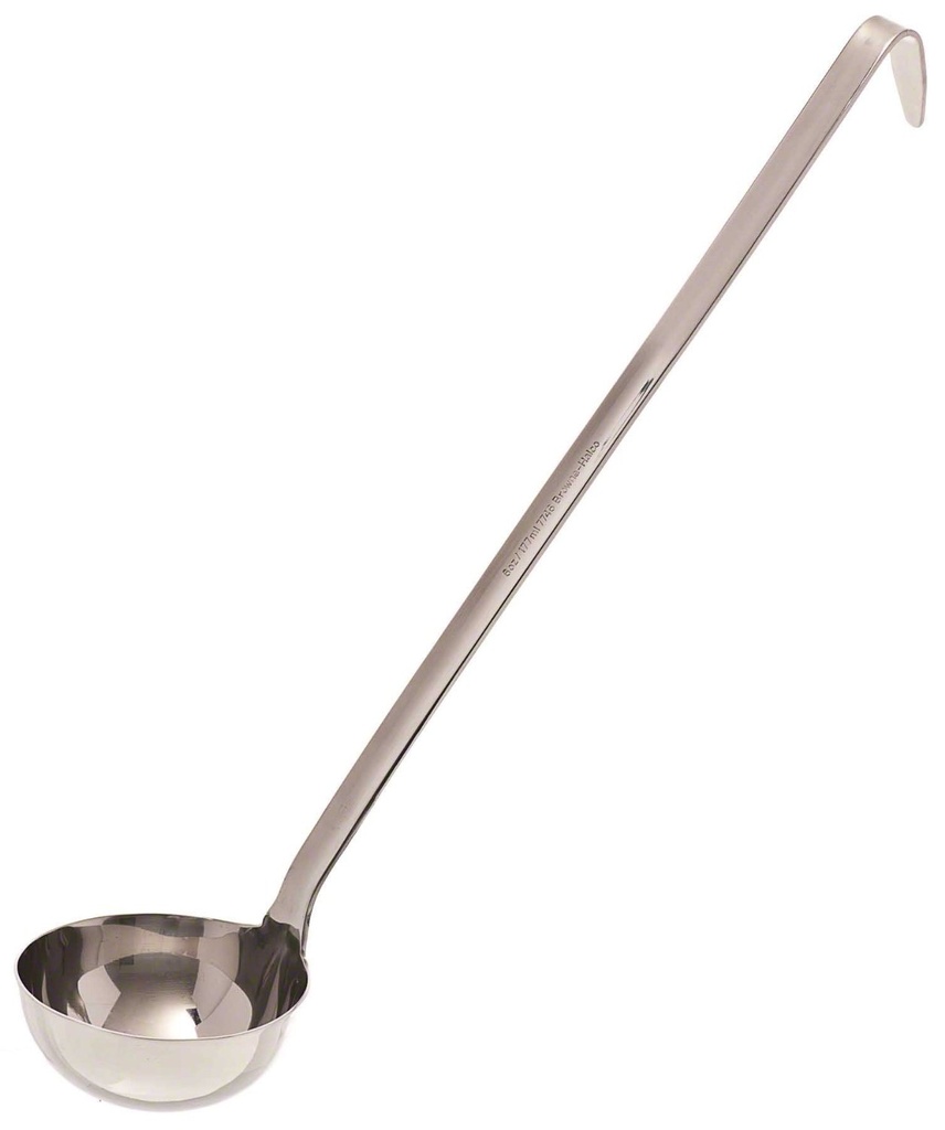 Cucharón ultra 6 oz largo 23.5 cm en acero inoxidable - Browne