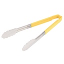 Pinza utilitaria mango amarillo antimicrobial 30.5 cm inox - Vollrath