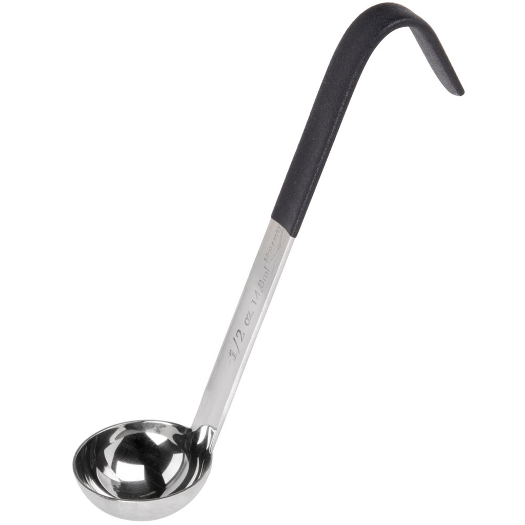 Cucharon porcionador 1/2 oz inox mango corto - Vollrath
