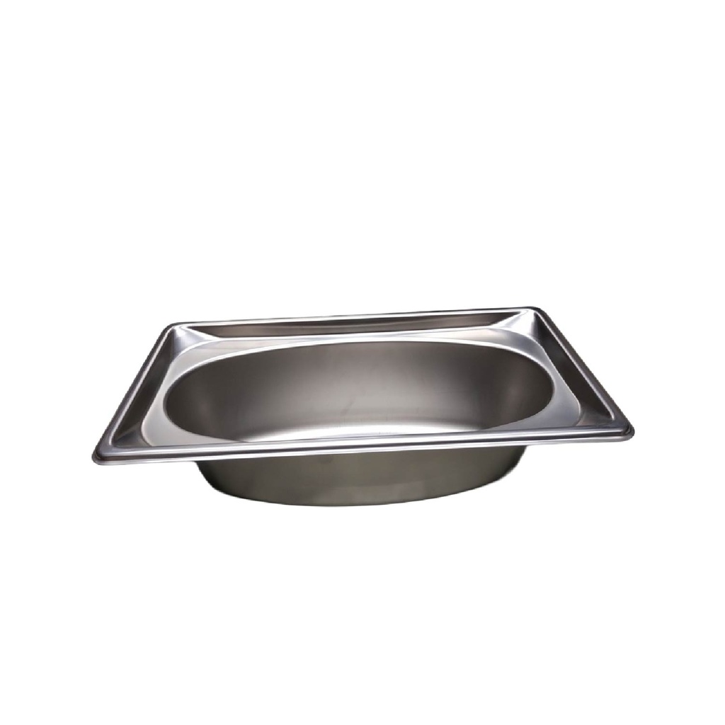 Recipiente 1/3 ovalado exhibicion 2.1 lts inox - Vollrath