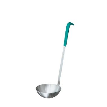 Cucharon porcionar 6 oz mango verde inox - Vollrath